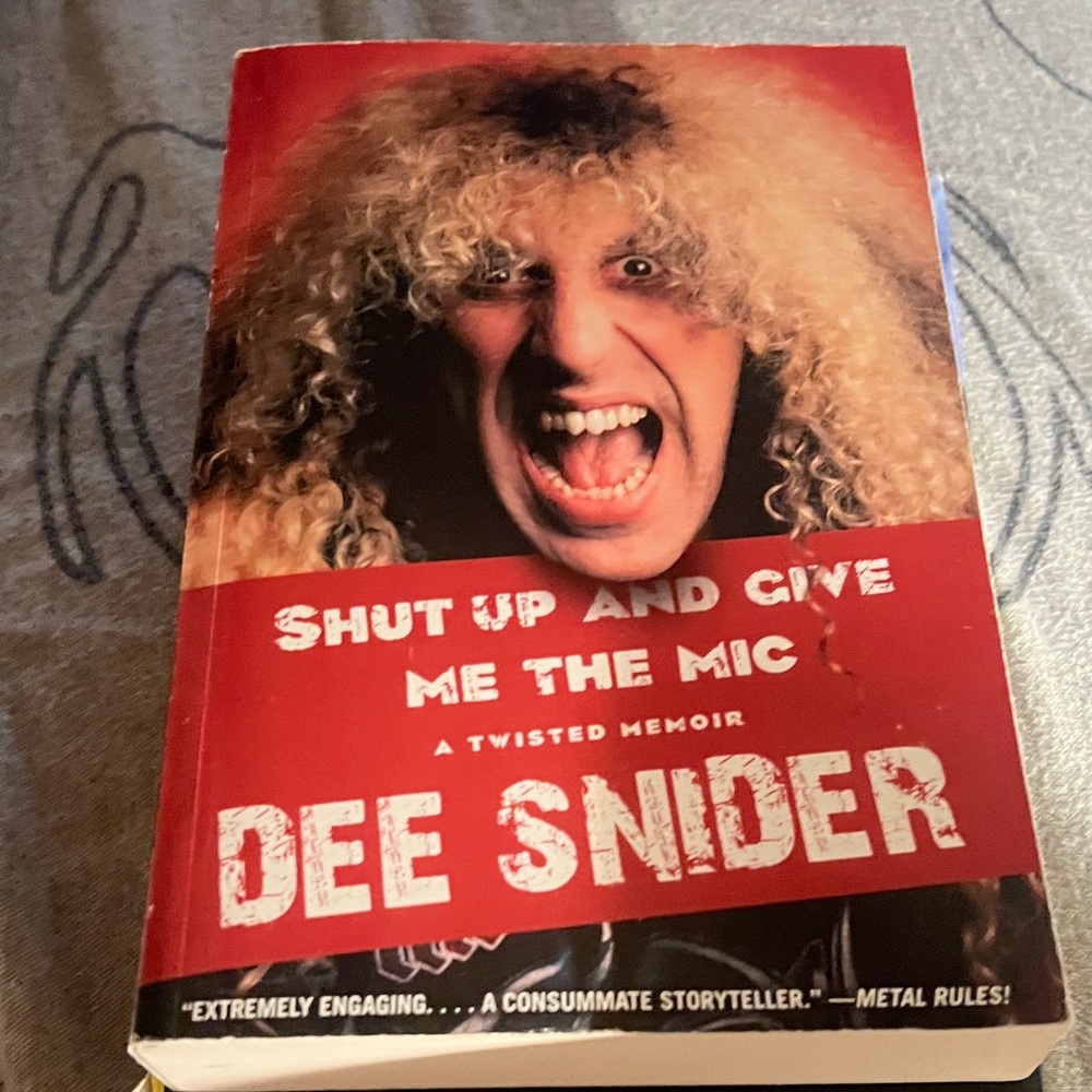 Dee Snider Memoir Book